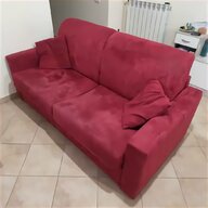 divano rosso alcantara usato