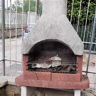 griglie barbecue cemento usato