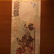 100000 lire banconota usato