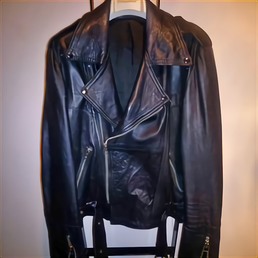 con borchie e borchie di Brando stile rock punk LP-FACON colore nero Giacca in pelle di agnello da motociclista da uomo