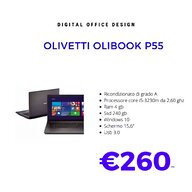 p75 notebook olivetti usato
