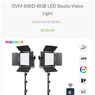 led video light panel usato