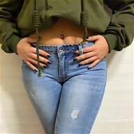 jeans larghi donna usato