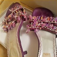 sandali gioiello viola usato