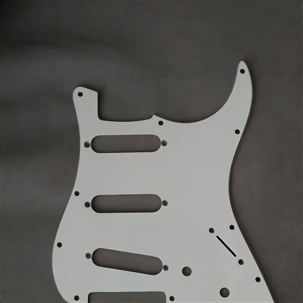 in alluminio Battipenna in metallo a 11 fori per chitarra Strato SSS per Fender Stratocaster messicana//statunitense Dopro colore argento