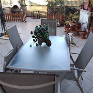 set giardino tavolo sedie usato