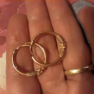 orecchini oro rosa cerchio usato