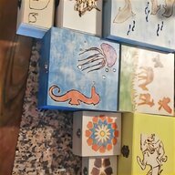 scatole di cartone colorate in vendita usato