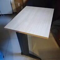 scrivania bianca lucida usato