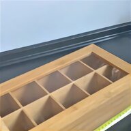scatola legno scomparti usato