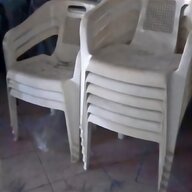 sedie plastica giardino usato