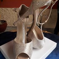 scarpe argento cerimonia usato