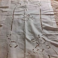 tende lino ricamata usato