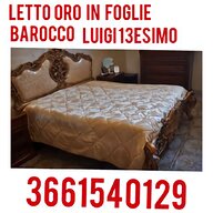stile veneziano letto oro usato