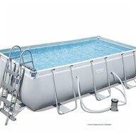 piscina gonfiabile rettangolare usato