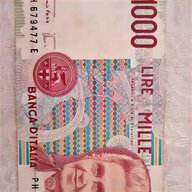 5000 lire banconota usato