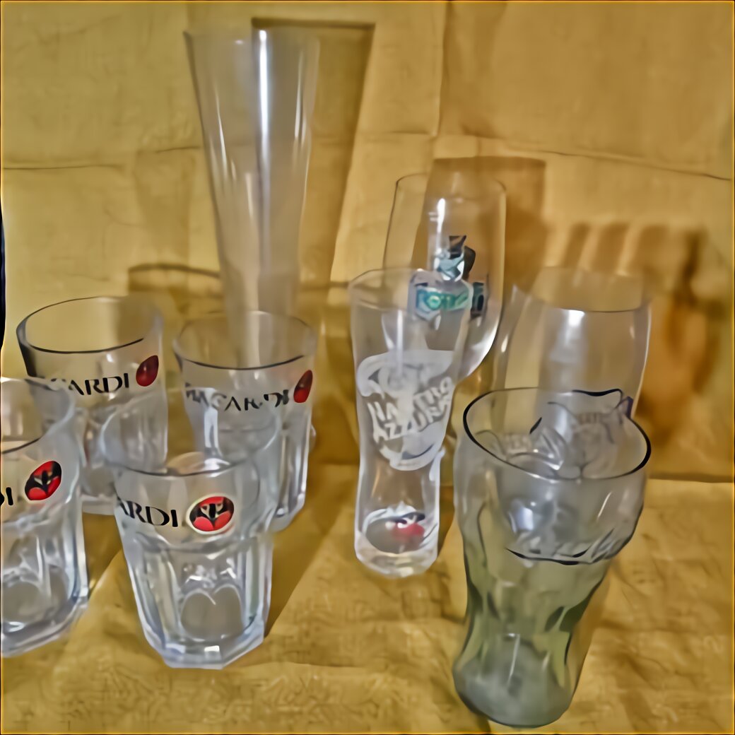 12 Exclusive Bacardi Long Drink Bicchieri Set di Bicchieri in plastica 360 ML Super Sale 