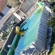 trampolino piscina usato