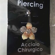 piercing ombelico argento usato