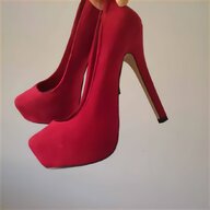scarpe tacco rosse usato