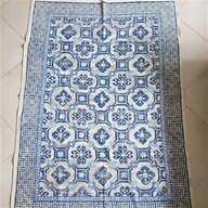rotolo tappeto blu usato