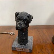 boxer dog statue usato
