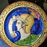ceramica antica piatto usato