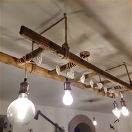 lampadari rustici in legno in vendita usato