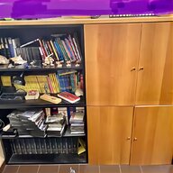 libreria porta dvd legno usato