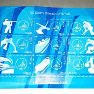 francobolli olimpiadi usato
