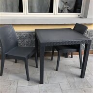 sedie rattan tavolo usato