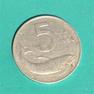 5 lire rare usato