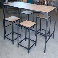 tavolo bar alto alluminio usato