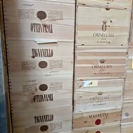 scatole vino legno vuote usato