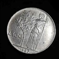 50 lire 1957 usato