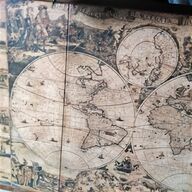 mappa mondo antico usato