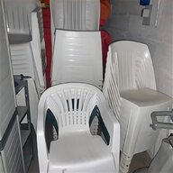 sedie plastica stock usato
