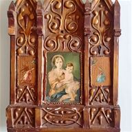 icona sacra madonna legno usato