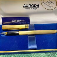 penna stilografica aurora oro usato