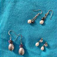 orecchini perle donna usato