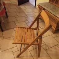 sedie pieghevoli legno usato