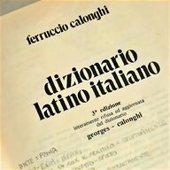 dizionario latino georges calonghi usato