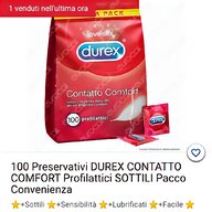 100 preservativi durex usato