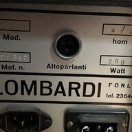 amplificatore lombardi usato