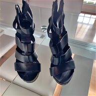 sandalo nero tacco usato