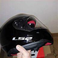 casco integrale nero lucido usato