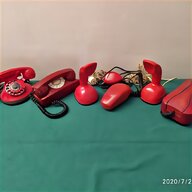 telefono vintage rosso usato