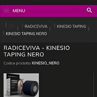 kinesio taping usato