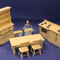 casetta bambole legno usato
