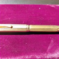 penna stilografica montblanc laminato oro usato